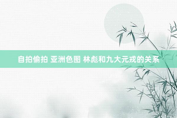 自拍偷拍 亚洲色图 林彪和九大元戎的关系